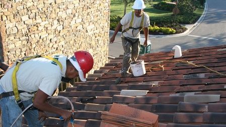 Repairing a house roof